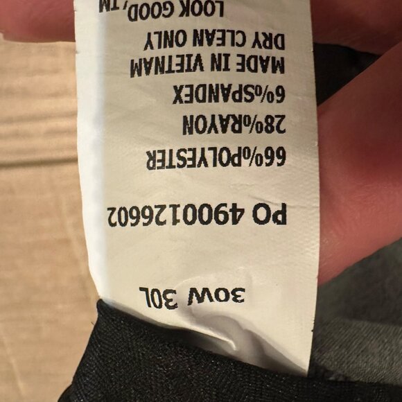 KENNETH COLE REACTION MENS GRAY DRESS PANTS 30 X 30 - Picture 8 of 10